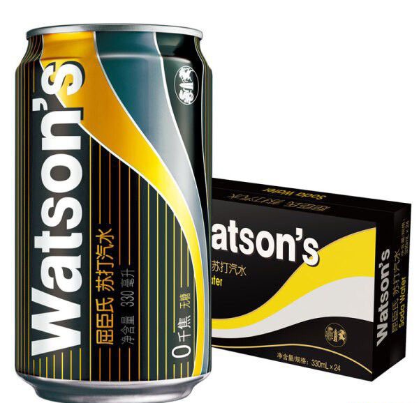 屈臣氏（Watsons）苏打汽水整箱装 苏打水汽水饮料